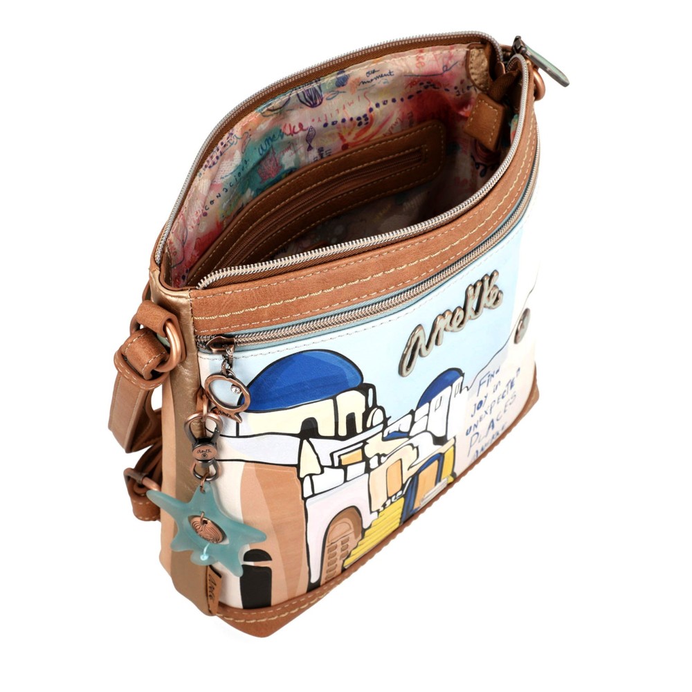 Borsa a tracolla Anekke Sunrise con tasche