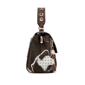 Borsa con patta Anekke Nature Shodō marrone