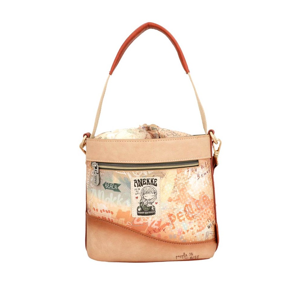 Borsa a tracolla con chiusura in corda Anekke Flowers