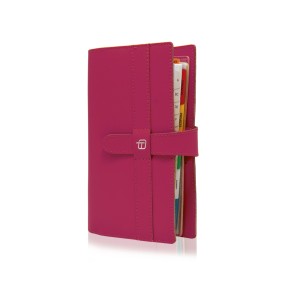 Organizer InTempo Elegance Pelle Fuxia